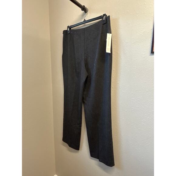 NWT Coldwater Creek Classic Holly Tweed size 14 Black Gray Dress Pant $79 MSRP - Picture 1 of 8